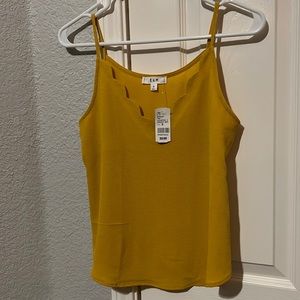 Yellow tank top